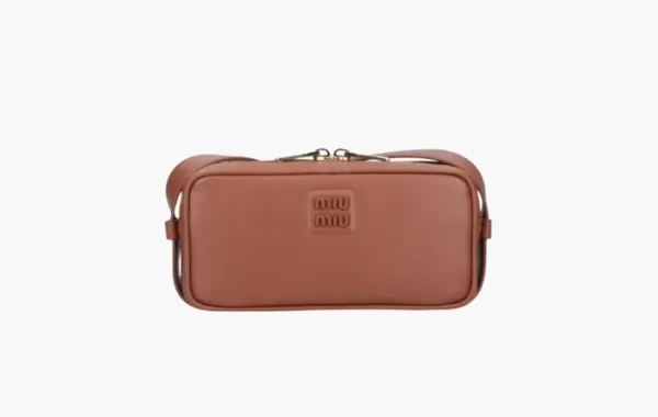 Miu Miu Arcadie Shoulder Bag Brown