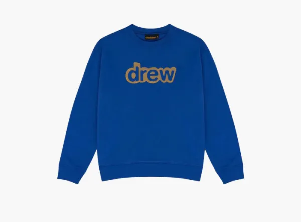 Drew House Secret Embroidered Crewneck Sweatshirt Royal Blue