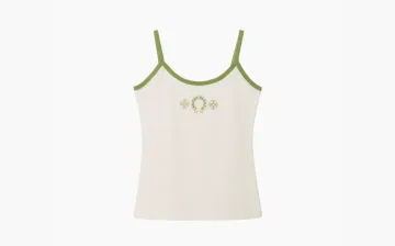 Chrome Hearts Horseshoe Logo Tank Top Cream