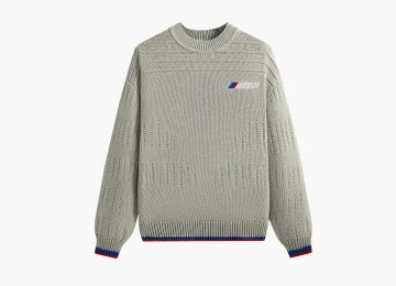 Kith x BMW Sven Crewneck Sweater Light Heather Grey