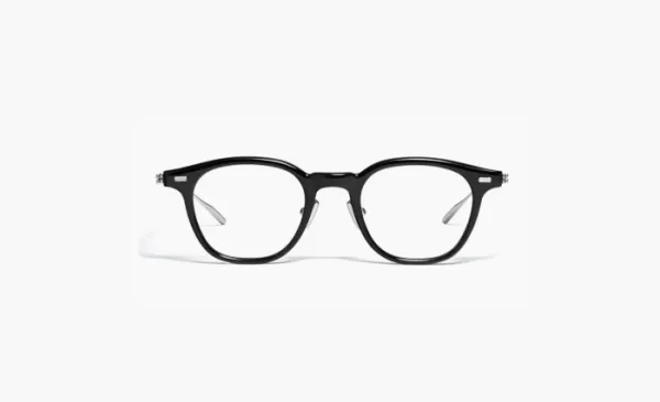 Gentle Monster Acetate Irregular Shape Eyeglass Frame Unisex Black Round