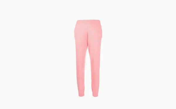 Sporty & Rich Logo-Embroidered Ribbed Edge Pants WMNS Pink