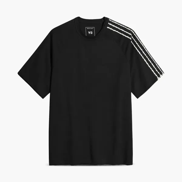 Y-3 3-Stripes Raglan Tee Black