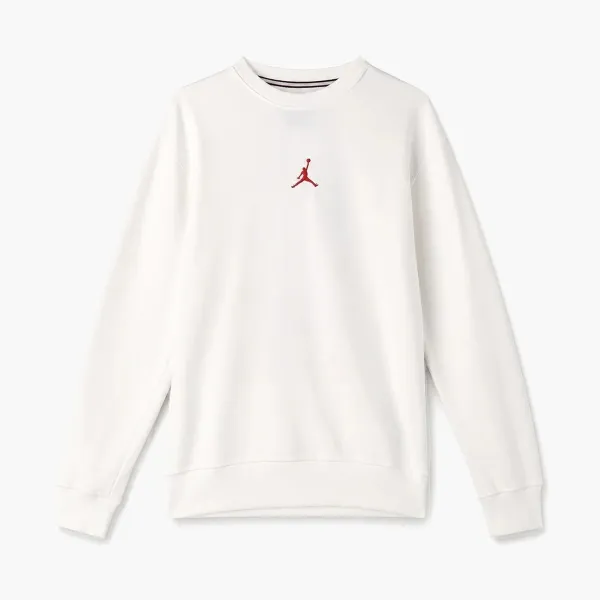 Jordan Flight Fleece Crew Sweatshirt White