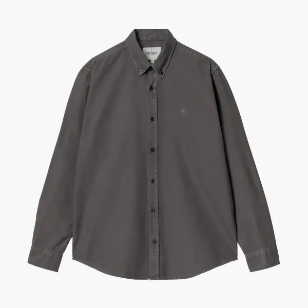Carhartt WIP Bolton Shirt Charcoal Grey