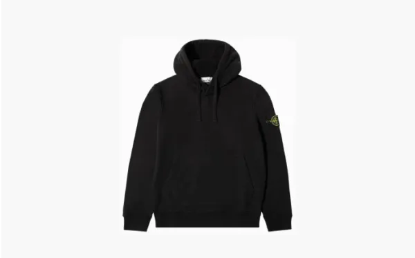 Stone Island Patch Hoodie Black
