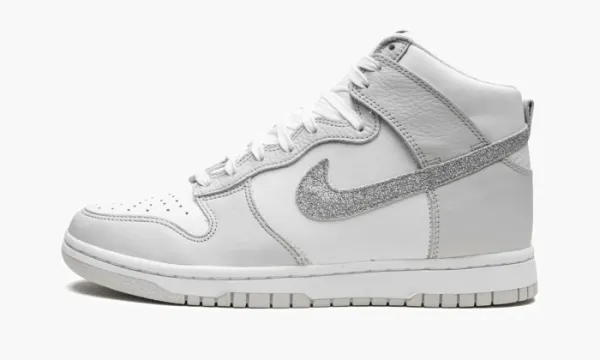 Nike Dunk High WMNS Silver Swoosh