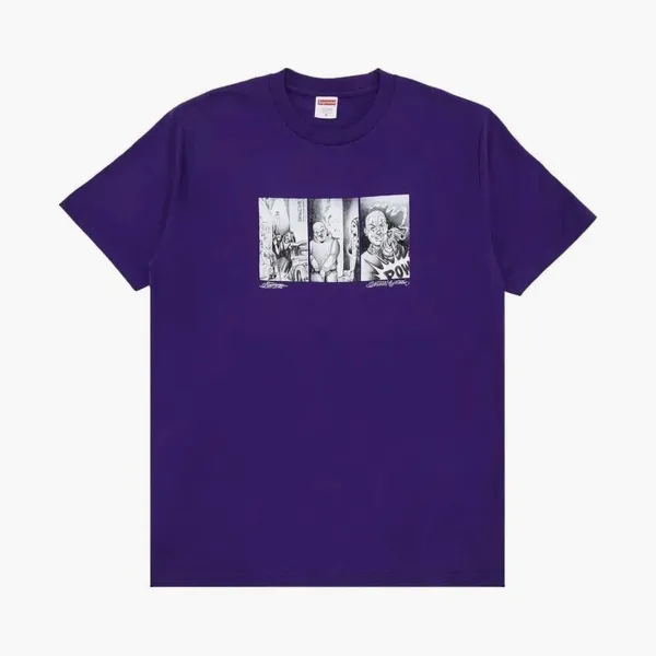 Supreme Mister Cartoon Pow Tee Purple