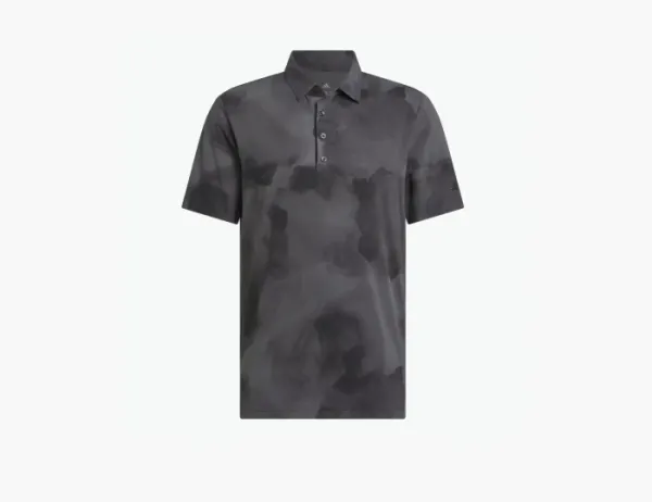 Adidas Ultimate 365 Printed Cool Feeling Tour Polo Shirt Black / Grey Six