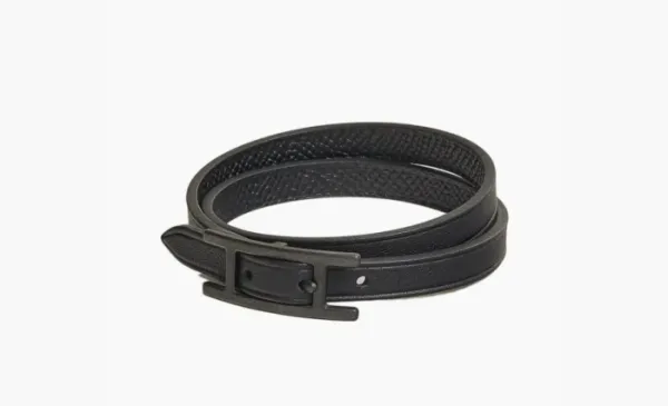 Hermes Behapi Double Tour bracelet Black
