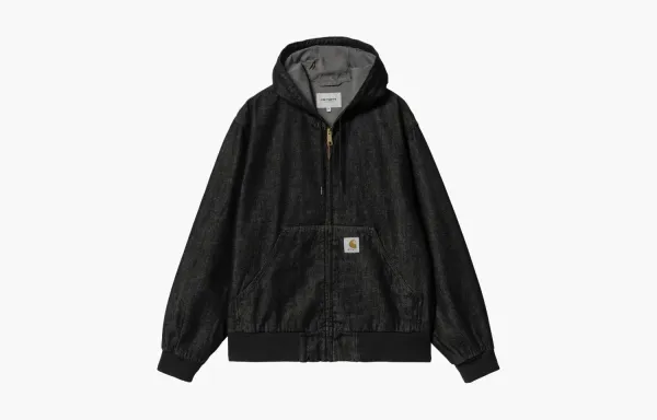 Carhartt WIP OG Active Hooded Jacket Black Aged Canvas