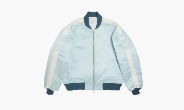 RHUDE Boys 02 Satin Bomber mint Cream