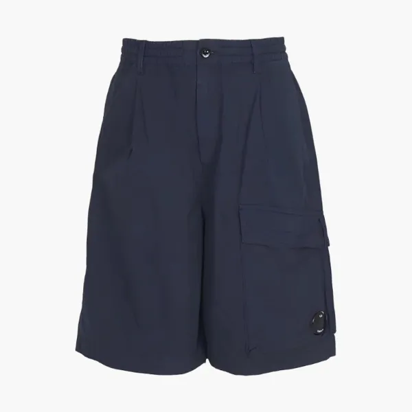 C.P. Company Stretch Loose Fit Cargo Shorts Navy
