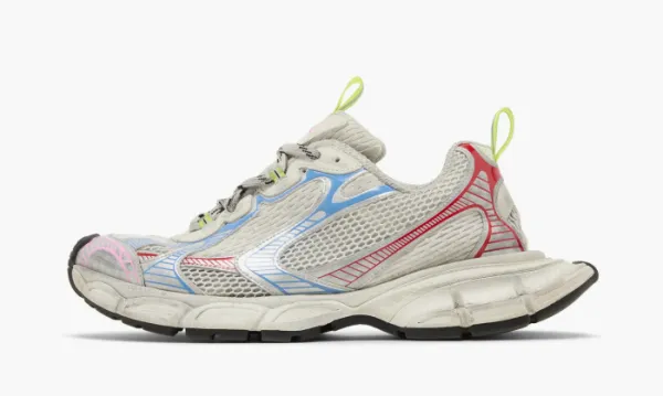Balenciaga 3XL Sneaker Worn-Out - White Blue Red