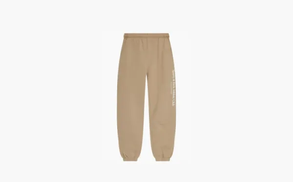 Sporty & Rich Athletic Club Tapered Leg Pants Beige
