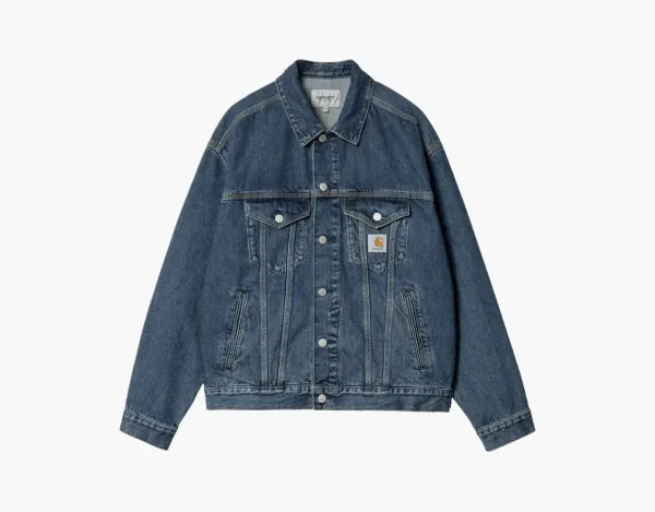 Carhartt WIP Helston Denim Jacket Blue