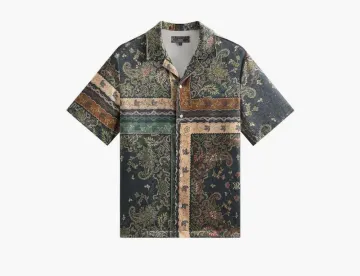 Kith Panelled Bandana Thompson Camp Collar Shirt Stadium