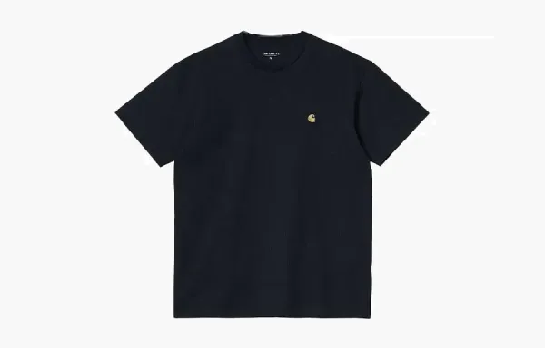 Carhartt WIP Chase Logo T-Shirt Navy
