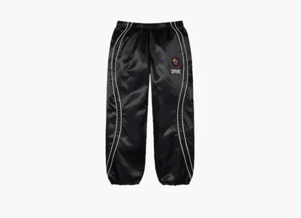 Supreme Satin Track Pant Black