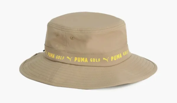 Puma Golf Sun Shade Bucket Hat Desert Dust