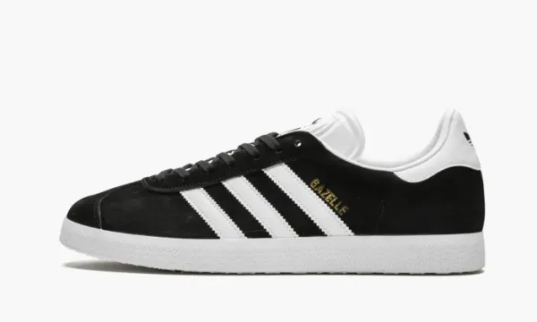 Adidas Gazelle Core Black Cloud White Gold