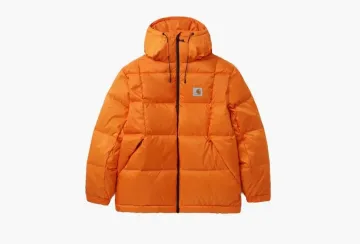 Carhartt WIP Aspen Down Puffer Jacket Orange