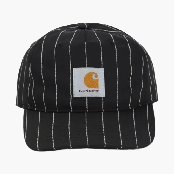 Carhartt WIP Pinstripe Baseball Cap Black