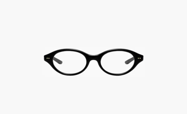 Gentle Monster Acetate Oval Eyeglass Frames Unisex Black