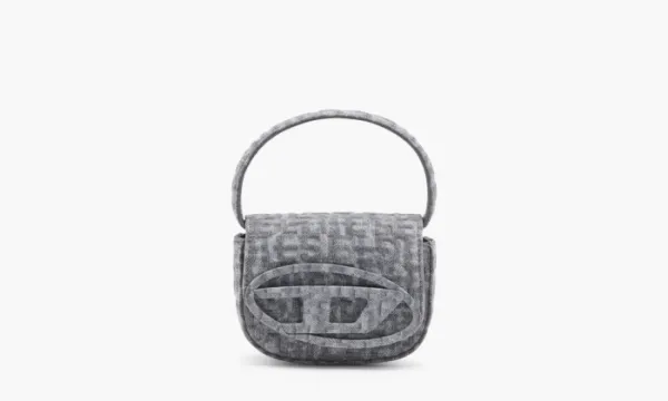 Diesel 1DR Iconic Mini Bag Monogram Denim Grey