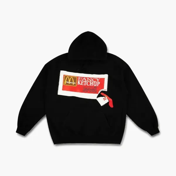 Travis Scott Cactus Jack x McDonald's Ketchup Hoodie Black
