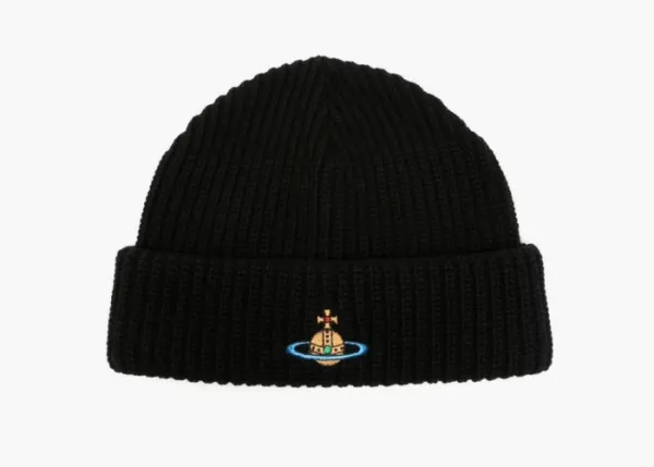 Vivienne Westwood Sporty Beanie Wool Black