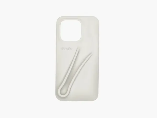 Rhode Lip Silicone Case iPhone Grey