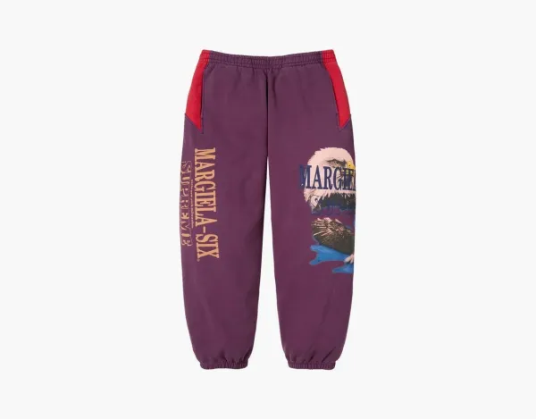 Supreme x MM6 Maison Margiela Eagle Sweatpants Purple