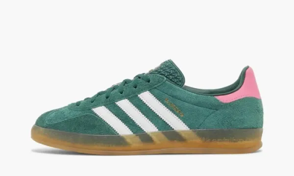 Adidas Wmns Gazelle Indoor Collegiate Green Pink