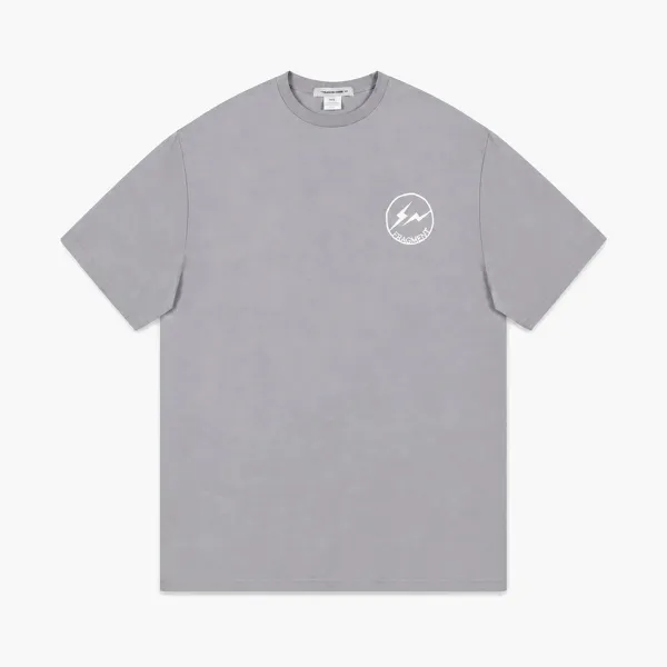 Fragment Design Lightning Bolt Logo Tee Grey