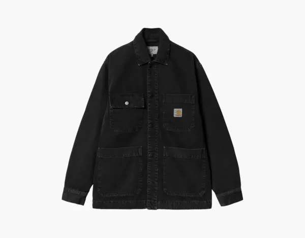 Carhartt WIP Garment-Dyed Garrison Coat Black