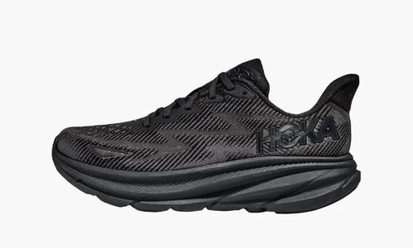 HOKA Clifton 9 Wide 'Triple Black'