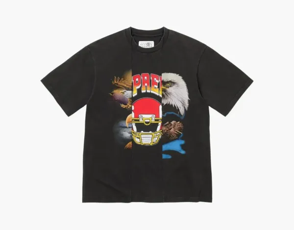 Supreme x MM6 Maison Margiela Split Short-Sleeve Top Black