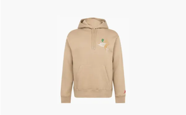 Travis Scott Cactus Jack x Jordan Pullover Hoodie Khaki / University Red