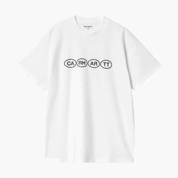 Carhartt WIP Jazzy Bubble Logo T-Shirt White