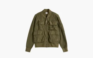C.P. Company Chrome-R Multipocket Bomber Jacket Green