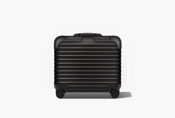 Rimowa Original Compact Wheeled Briefcase in Aluminum Black (29 L)