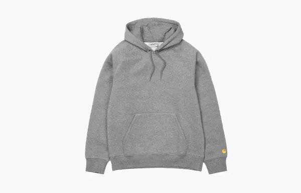 Carhartt WIP Hooded Chase Sweatshirt Dark Grey Heather
