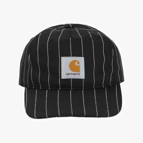 Carhartt WIP Pinstripe Baseball Cap Black
