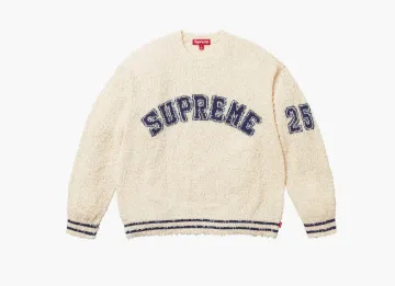 Supreme Textured Arc Sweater Cream