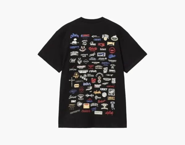 Carhartt WIP Logo Brands T-Shirt Black