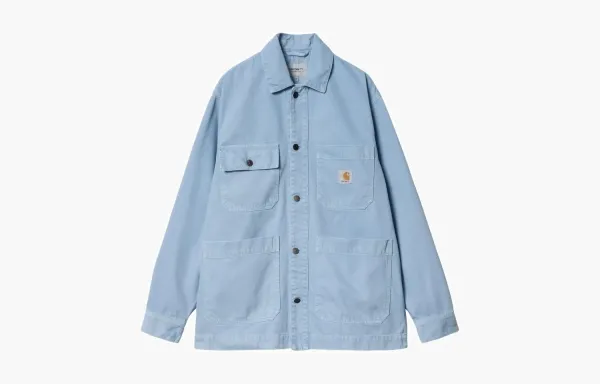 Carhartt WIP Garment-Dyed Garrison Coat Light Blue