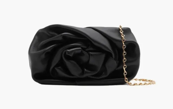 Burberry Rose Chain Clutch Black