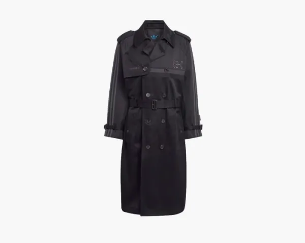 Adidas Originals 83-C Trench Coat Black