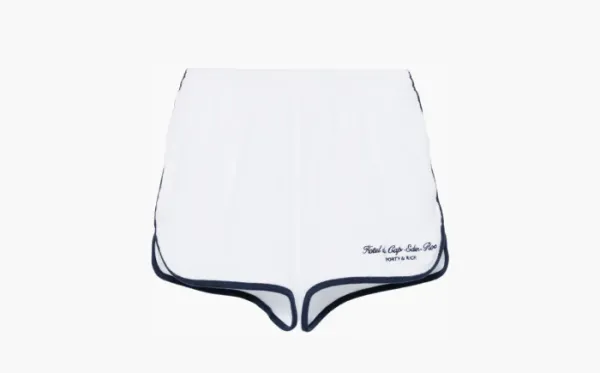Sporty & Rich Logo-embroidered Shorts White
